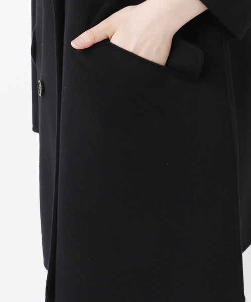 FRAMeWORK（フレームワーク）の「≪追加≫ハミルトンリバーテーラードコート3（その他アウター・レディース・ブラック/チャコールグレー・34/36/38）」の12枚目の写真