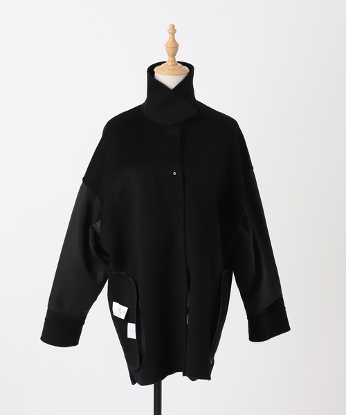 FRAMeWORK（フレームワーク）の「≪追加≫ハミルトンリバーテーラードコート3（その他アウター・レディース・ブラック/チャコールグレー・34/36/38）」の3枚目の写真