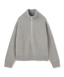 GALERIE VIE | ファインウーレン ジップ プルオーバー(ニット/セーター)