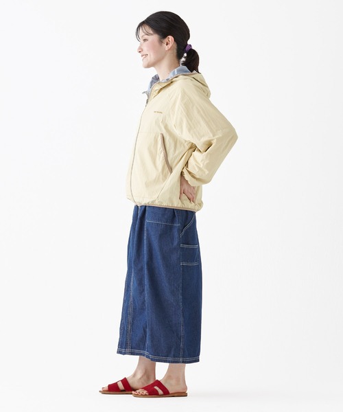 KRIFF MAYER Lady's Collection(クリフメイヤーレディースコレクション)の「ひっくりライトJK(マウンテンパーカー・レディース・ベージュ/ネイビー/グレー/クリーム・MEDIUM/LARGE)」の10枚目の写真