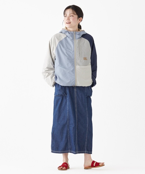 KRIFF MAYER Lady's Collection(クリフメイヤーレディースコレクション)の「ひっくりライトJK(マウンテンパーカー・レディース・ベージュ/ネイビー/グレー/クリーム・MEDIUM/LARGE)」の13枚目の写真