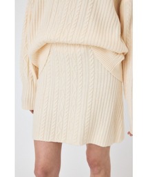 RIB CABLE ミニスカート