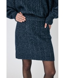 RIB CABLE ミニスカート