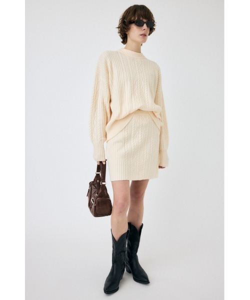 RIB CABLE ミニスカート（スカート）｜MOUSSY（マウジー）