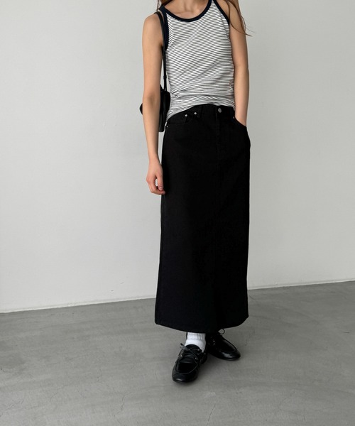 CANAL JEAN（キャナルジーン）の「Miller　カップ付アメスリタンクトップ（タンクトップ・レディース・ブルー系その他/ネイビー系/グレー系その他・ONE SIZE）」の12枚目の写真