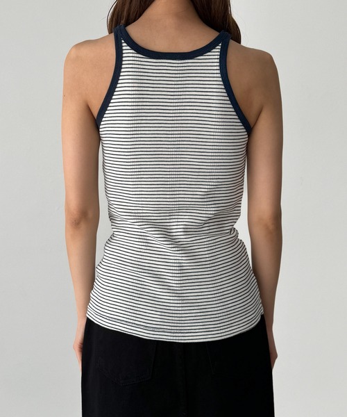 CANAL JEAN（キャナルジーン）の「Miller　カップ付アメスリタンクトップ（タンクトップ・レディース・ブルー系その他/ネイビー系/グレー系その他・ONE SIZE）」の15枚目の写真