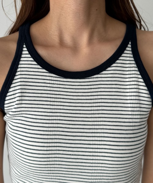 CANAL JEAN（キャナルジーン）の「Miller　カップ付アメスリタンクトップ（タンクトップ・レディース・ブルー系その他/ネイビー系/グレー系その他・ONE SIZE）」の16枚目の写真