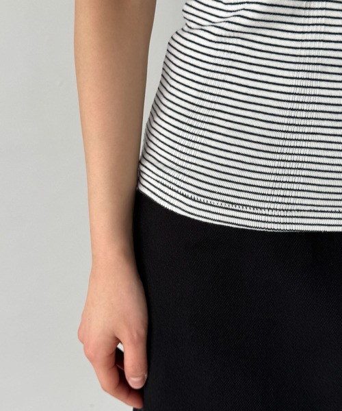 CANAL JEAN（キャナルジーン）の「Miller　カップ付アメスリタンクトップ（タンクトップ・レディース・ブルー系その他/ネイビー系/グレー系その他・ONE SIZE）」の17枚目の写真