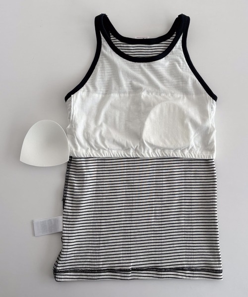 CANAL JEAN（キャナルジーン）の「Miller　カップ付アメスリタンクトップ（タンクトップ・レディース・ブルー系その他/ネイビー系/グレー系その他・ONE SIZE）」の18枚目の写真