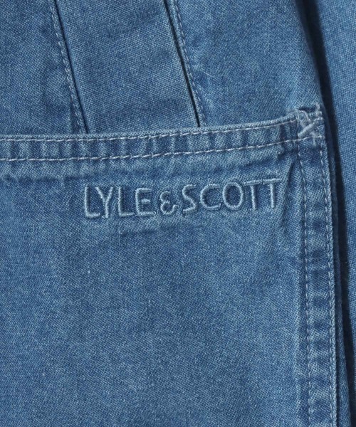 LYLE&SCOTT(ライルアンドスコット)の「LYLE&SCOTT/ライルアンドスコット Denim Hunting Jacket/オーバーサイズ デニム 襟コーデュロイ ショート丈 ハンティングジャケット/ブルゾン/レディース メンズ(デニムジャケット・メンズ・ネイビー/ブルー・LL/L/M)」の15枚目の写真