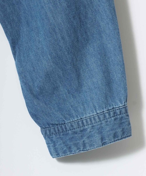 LYLE&SCOTT(ライルアンドスコット)の「LYLE&SCOTT/ライルアンドスコット Denim Hunting Jacket/オーバーサイズ デニム 襟コーデュロイ ショート丈 ハンティングジャケット/ブルゾン/レディース メンズ(デニムジャケット・メンズ・ネイビー/ブルー・LL/L/M)」の17枚目の写真
