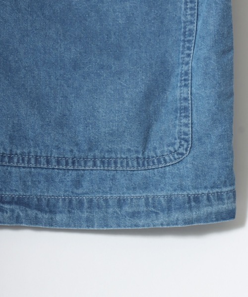 LYLE&SCOTT(ライルアンドスコット)の「LYLE&SCOTT/ライルアンドスコット Denim Hunting Jacket/オーバーサイズ デニム 襟コーデュロイ ショート丈 ハンティングジャケット/ブルゾン/レディース メンズ(デニムジャケット・メンズ・ネイビー/ブルー・LL/L/M)」の18枚目の写真