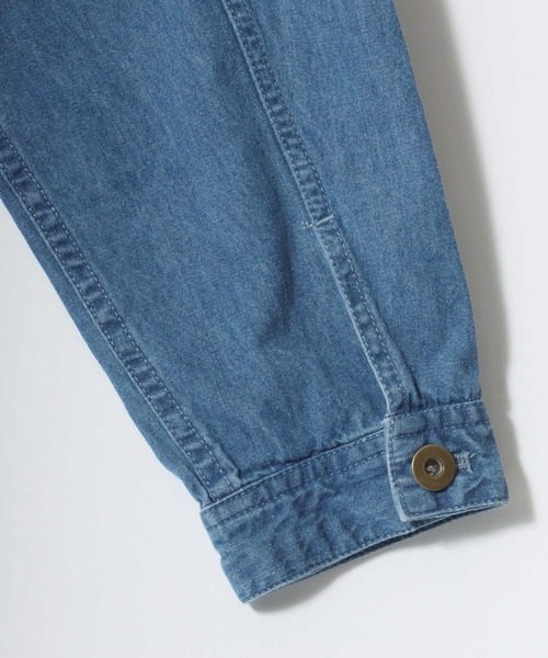 LYLE&SCOTT(ライルアンドスコット)の「LYLE&SCOTT/ライルアンドスコット Denim Hunting Jacket/オーバーサイズ デニム 襟コーデュロイ ショート丈 ハンティングジャケット/ブルゾン/レディース メンズ(デニムジャケット・メンズ・ネイビー/ブルー・LL/L/M)」の19枚目の写真