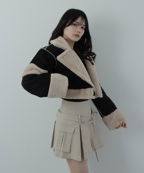 *M DOLLY original* reversible mouton jacket / リバーシブルムートンジャケット（ライダースジャケット）｜M DOLLY（エムドリー）