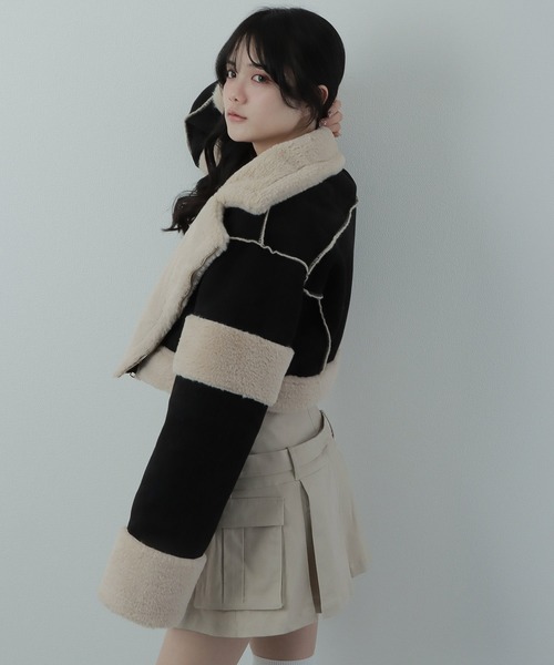 *M DOLLY original* reversible mouton jacket / リバーシブルムートンジャケット（ライダースジャケット）｜M DOLLY（エムドリー）