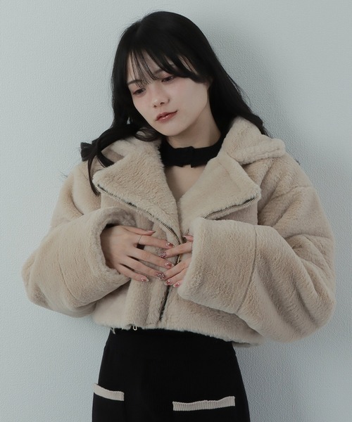 *M DOLLY original* reversible mouton jacket / リバーシブルムートンジャケット（ライダースジャケット）｜M DOLLY（エムドリー）