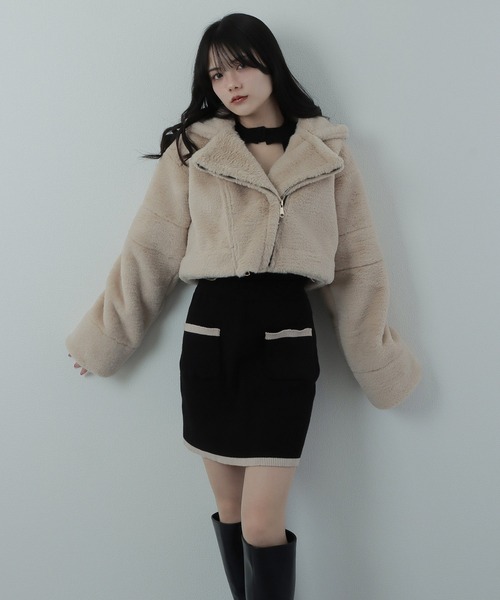 *M DOLLY original* reversible mouton jacket / リバーシブルムートンジャケット（ライダースジャケット）｜M DOLLY（エムドリー）