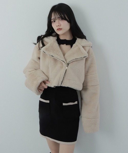 *M DOLLY original* reversible mouton jacket / リバーシブルムートンジャケット（ライダースジャケット）｜M DOLLY（エムドリー）