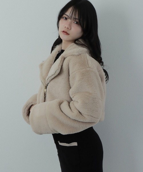 *M DOLLY original* reversible mouton jacket / リバーシブルムートンジャケット（ライダースジャケット）｜M DOLLY（エムドリー）