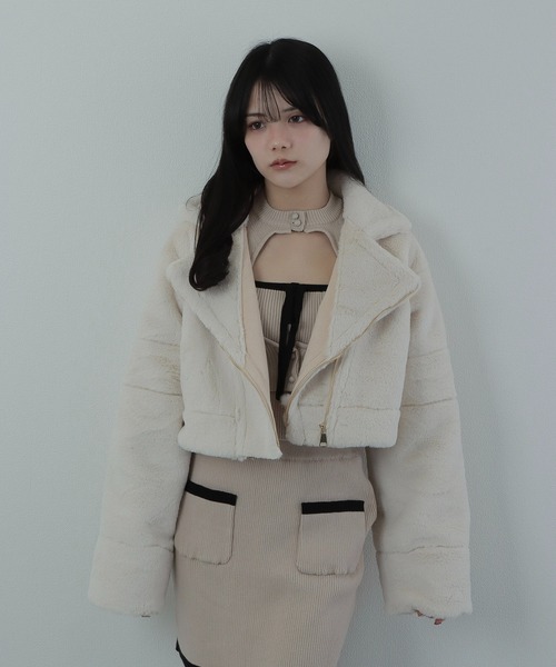 *M DOLLY original* reversible mouton jacket / リバーシブルムートンジャケット（ライダースジャケット）｜M DOLLY（エムドリー）