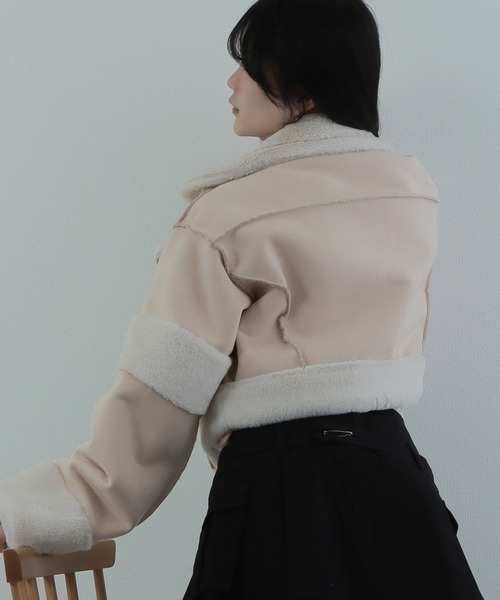 *M DOLLY original* reversible mouton jacket / リバーシブルムートンジャケット（ライダースジャケット）｜M DOLLY（エムドリー）