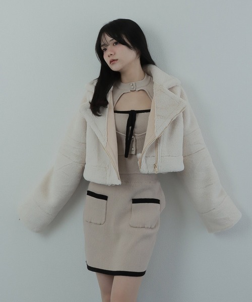 *M DOLLY original* reversible mouton jacket / リバーシブルムートンジャケット（ライダースジャケット）｜M DOLLY（エムドリー）