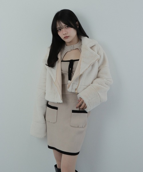 *M DOLLY original* reversible mouton jacket / リバーシブルムートンジャケット（ライダースジャケット）｜M DOLLY（エムドリー）