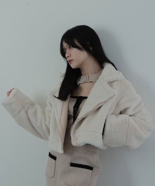 *M DOLLY original* reversible mouton jacket / リバーシブルムートンジャケット（ライダースジャケット）｜M DOLLY（エムドリー）