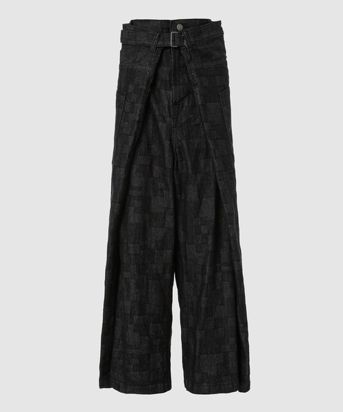 アンリアレイジ LOW ANGLE DENIM JK 38 ANREALAGE アンリアレイジ LOW ANGLE DENIM JK 38 ANREALAGE AZ WIDE DENIM PANTS