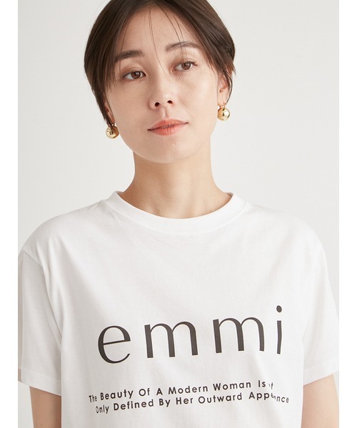 emmi(エミ)の「【10th】emmiロゴアニバーサリーTシャツ(Tシャツ/カットソー・レディース・ホワイト・FREE)」の10枚目の写真