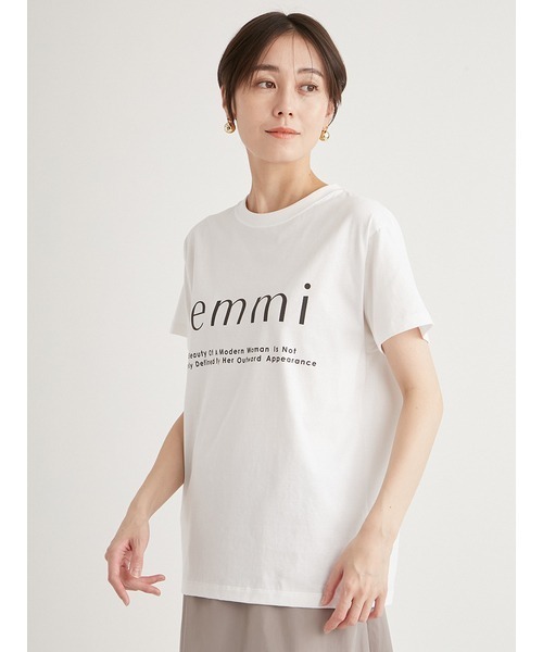 emmi(エミ)の「【10th】emmiロゴアニバーサリーTシャツ(Tシャツ/カットソー・レディース・ホワイト・FREE)」の13枚目の写真