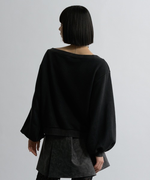 Ellno de Mavie（エルノデメヴィ）の「オーバーダイジップスウェット（スウェット・レディース・ブラック・FREE）」の4枚目の写真