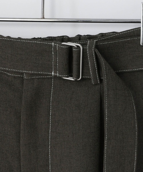 LOWRYS FARM（ローリーズファーム）の「ホップサックステッチベルトパンツ　 242478（その他パンツ・メンズ・グレー/ブラウン・MEDIUM/LARGE）」の9枚目の写真