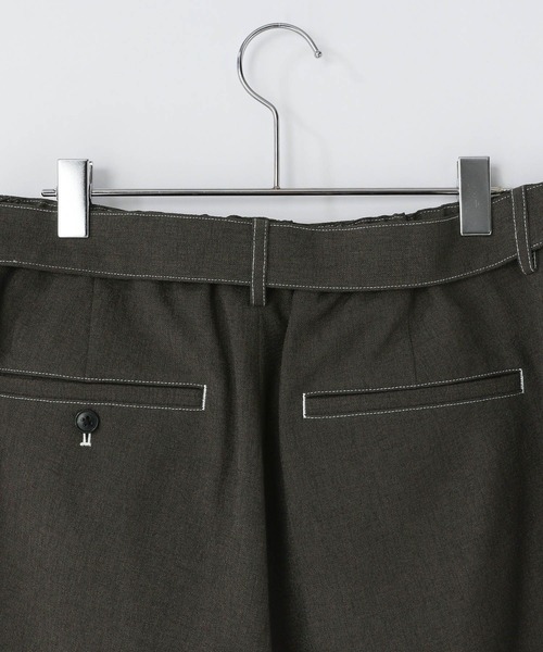 LOWRYS FARM（ローリーズファーム）の「ホップサックステッチベルトパンツ　 242478（その他パンツ・メンズ・グレー/ブラウン・MEDIUM/LARGE）」の10枚目の写真