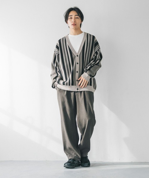 LOWRYS FARM（ローリーズファーム）の「ホップサックステッチベルトパンツ　 242478（その他パンツ・メンズ・グレー/ブラウン・MEDIUM/LARGE）」の13枚目の写真