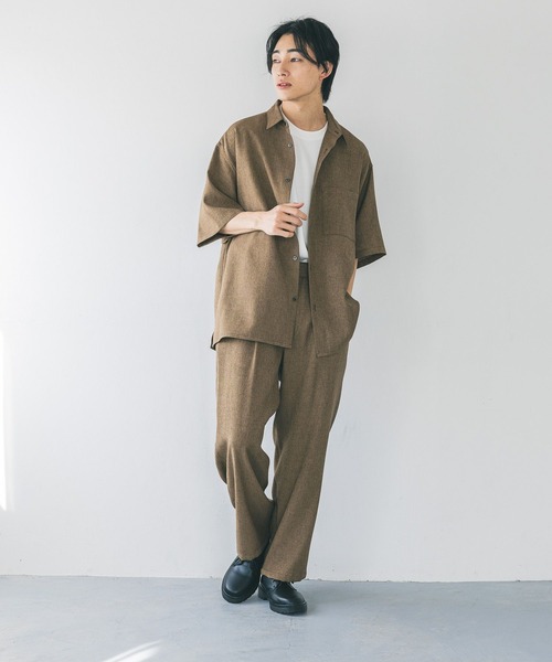 LOWRYS FARM（ローリーズファーム）の「ホップサックステッチベルトパンツ　 242478（その他パンツ・メンズ・グレー/ブラウン・MEDIUM/LARGE）」の19枚目の写真