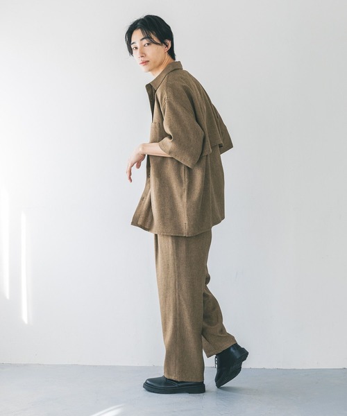 LOWRYS FARM（ローリーズファーム）の「ホップサックステッチベルトパンツ　 242478（その他パンツ・メンズ・グレー/ブラウン・MEDIUM/LARGE）」の20枚目の写真