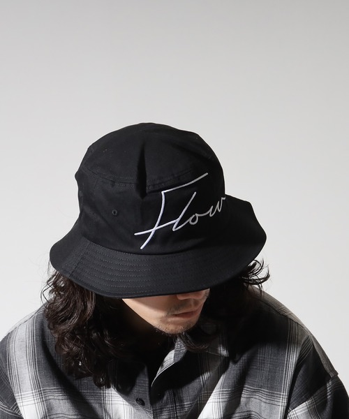 セール】Ree&Mee モノトーン ロゴ 立体刺繍 HAT バケットハット