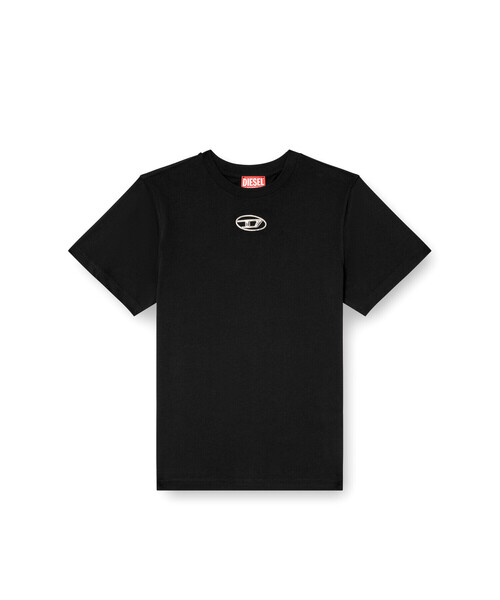 DIESEL（ディーゼル）の「ウィメンズ Tシャツ T-REGS-OD-Q1（Tシャツ/カットソー・レディース・ブラック/ホワイト・SMALL/MEDIUM/X-LARGE/LARGE/X-SMALL）」の3枚目の写真