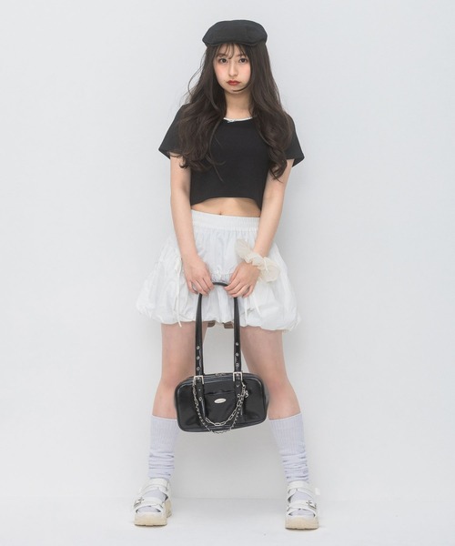 repipi armario（レピピ アルマリオ）の「【おうちで洗える】ピグメントハンチング（ハンチング/ベレー帽・キッズ・グレー/ブラック・FREE）」の5枚目の写真