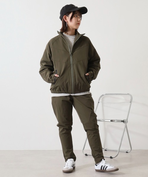 MMMM(エムエムエムエム)の「MMMM ナイロンストレッチセットアップ/トラックトップ/切替パンツ(セットアップ・メンズ・ブラック/ネイビー/カーキ・L/M)」の3枚目の写真