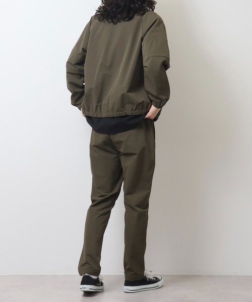 MMMM(エムエムエムエム)の「MMMM ナイロンストレッチセットアップ/トラックトップ/切替パンツ(セットアップ・メンズ・ブラック/ネイビー/カーキ・L/M)」の15枚目の写真