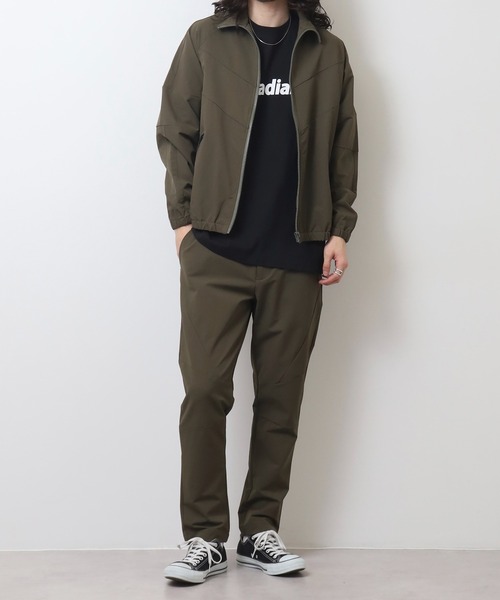 MMMM(エムエムエムエム)の「MMMM ナイロンストレッチセットアップ/トラックトップ/切替パンツ(セットアップ・メンズ・ブラック/ネイビー/カーキ・L/M)」の13枚目の写真