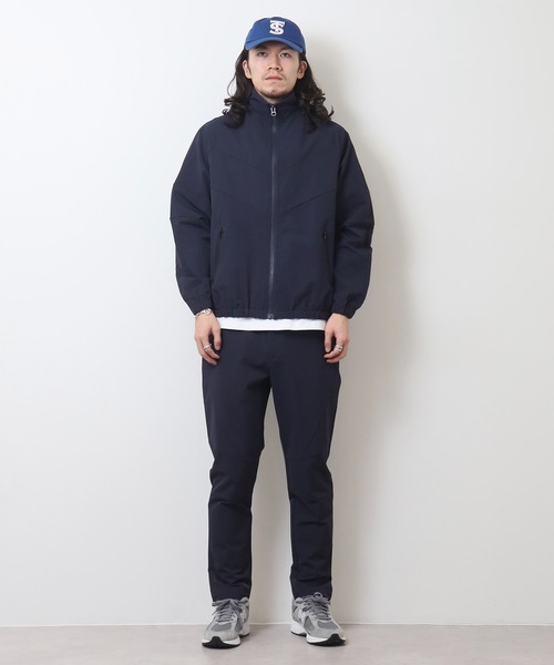 MMMM(エムエムエムエム)の「MMMM ナイロンストレッチセットアップ/トラックトップ/切替パンツ(セットアップ・メンズ・ブラック/ネイビー/カーキ・L/M)」の22枚目の写真