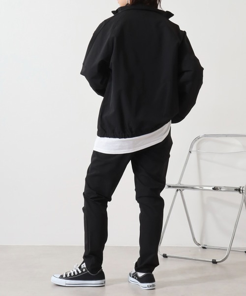 MMMM(エムエムエムエム)の「MMMM ナイロンストレッチセットアップ/トラックトップ/切替パンツ(セットアップ・メンズ・ブラック/ネイビー/カーキ・L/M)」の6枚目の写真