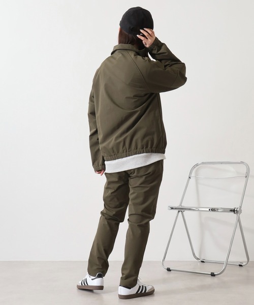 MMMM(エムエムエムエム)の「MMMM ナイロンストレッチセットアップ/トラックトップ/切替パンツ(セットアップ・メンズ・ブラック/ネイビー/カーキ・L/M)」の12枚目の写真