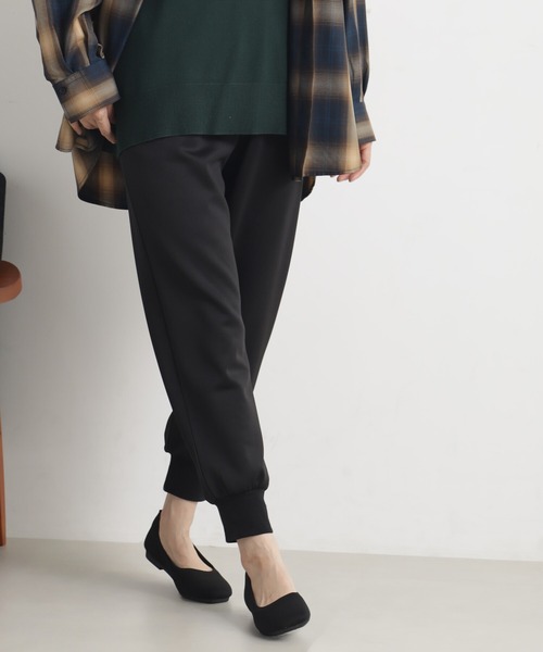 FOUND GOOD（ファウンドグッド）の「ポンチジョガーパンツ（その他パンツ・レディース・ブラウン系3/アイボリー/ブラック/ネイビー・S/L/M）」の2枚目の写真