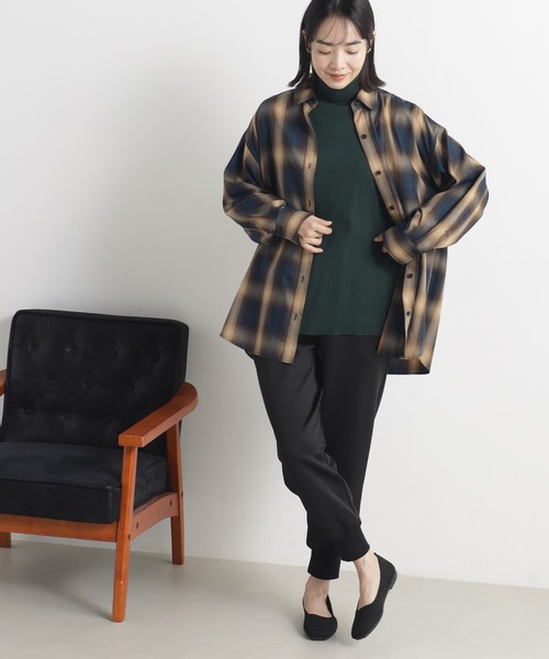 FOUND GOOD（ファウンドグッド）の「ポンチジョガーパンツ（その他パンツ・レディース・ブラウン系3/アイボリー/ブラック/ネイビー・S/L/M）」の5枚目の写真