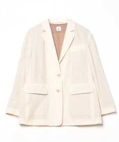 セール】Half Sleeve Jacket（ノーカラージャケット）｜anuke