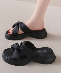 SallyLunn（サリーラン）の「厚底サンダル ミュールサンダル 美脚 夏（サンダル）」